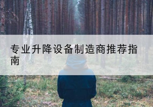 疏勒电动剪叉升降平台厂家-专业升降设备制造商推荐指南